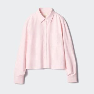 Uniqlo JW Anderson Oxford Boxy Shirt Long Sleeve
